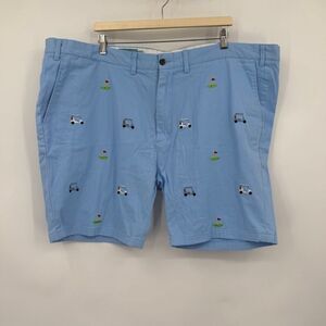 Castaway Blue Liberty Golf Carts Stretch Twill Nantucket Cisco Shorts Size 46